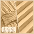 thumbnail image 5 of Keasmto Women Skirts Leopard Pleated Skirt Midi Long Cheetah High Waist Ladies Elasticized Summer A Line Skirts for Work Office XS, 5 of 5