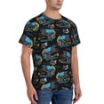 thumbnail image 2 of Vsdgher Cool Off-Road Vehicle Print Men's Dry Fit Mesh Athletic Shirts Moisture Wicking Tennis T-Shirt Tops, 2 of 9