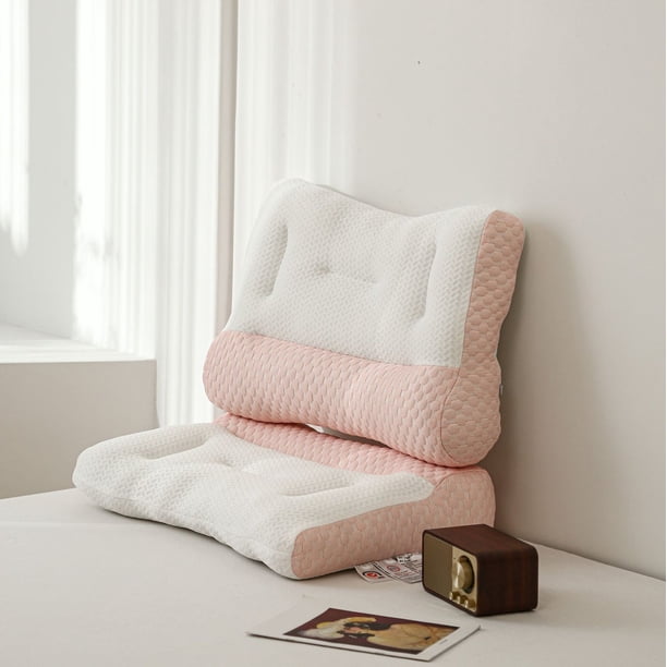 onlyliua Ofertas Almohada de Protección para Cuello Spa, Almohada Tejida de Clase, Núcleo Transpirable, para Adultos, Estudiantes Universitarios, Suave