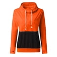 thumbnail image 3 of FASHIONWT Women Halloween Long Sleeve Pile Collar Drawstring Printed Hoody, 3 of 4