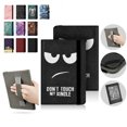 thumbnail image 2 of PU Leather Universal Print Cute Case for 6 Inch EBook Sony Reader PRS-T3/T2/T1/650/600 EReader Magnetic Cover Cases Funda Capa Brown, 2 of 4