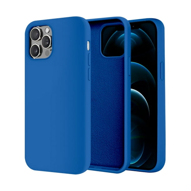 Funda de Protección para iPhone 12 Pro - Sovico - Silicón con Forro de Microfibra