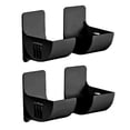 thumbnail image 1 of 4pcs Wall Mounted Self-adhesive Trash Bags Storage Rack Film Wrap Organizer Holder Kitchen Garbage Bag Storage Hook Black, 1 of 9