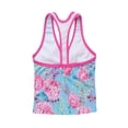 thumbnail image 5 of CHICTRY Girls 3-pc Swimsuit Floral Top with Bottoms and Skirts Bathing Suit Blue Rose Red 10-12, 5 of 7