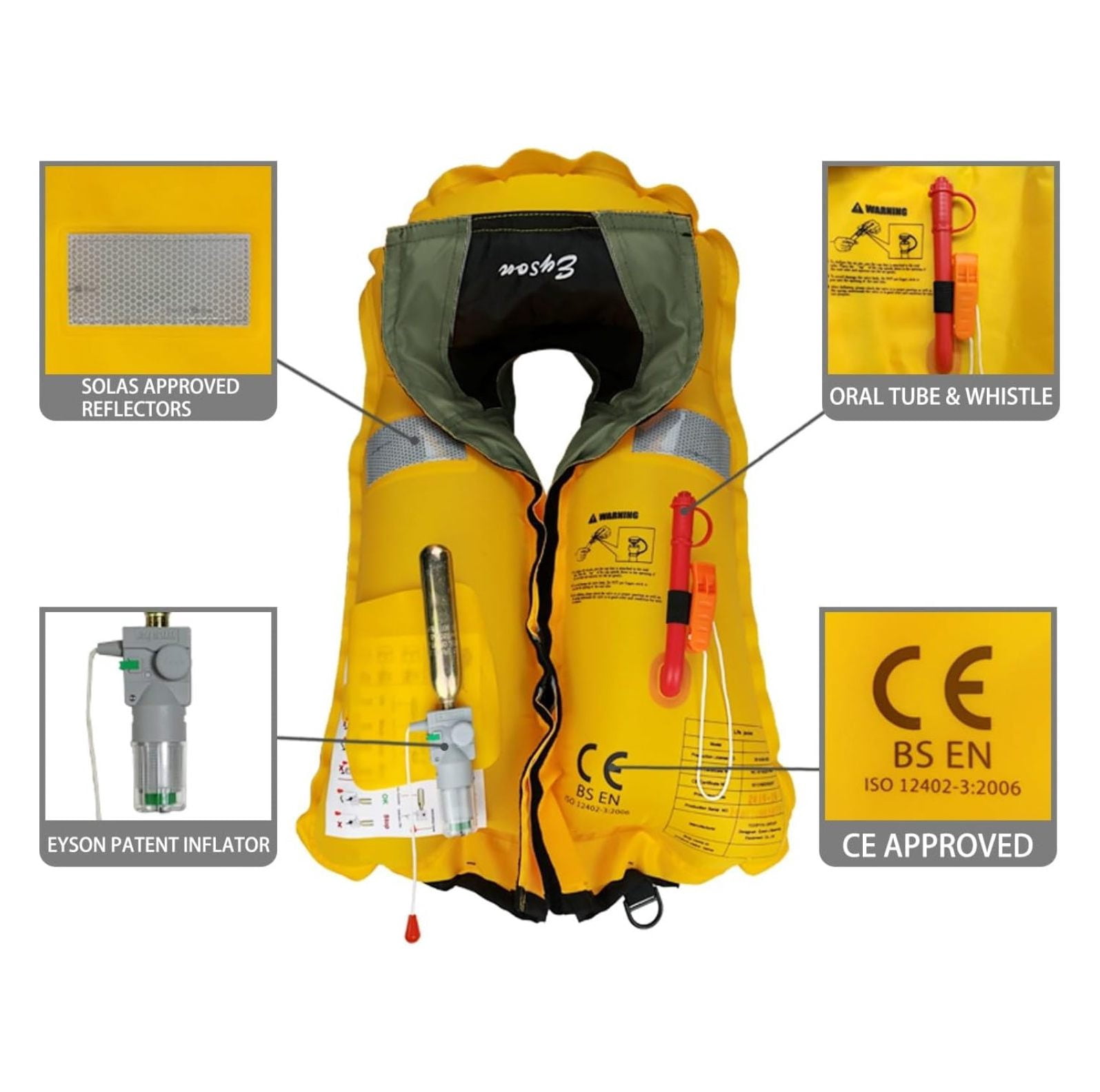 Slim Inflatable Life Life Vest Automatic