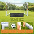 thumbnail image 4 of SHANTRA Soccer Goal, 12x6/10x6.5/8x5/6x4FT Soccer Goals for Backyard, Full Size Soccer Nets for Kids & Adults, Portable Soccer Goal with 2 Soccer Nets & 1 Carry Bag, Porterias De Futbol Soccer, 4 of 16