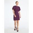 thumbnail image 3 of Scoop Women's and Women's Plus Sweater Dress with Puff Sleeves, Sizes XS-4X, 3 of 6