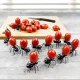 thumbnail image 4 of Selecciones para fiestas con forma de hormiga 24 Piezas Worker Ant Party Picks Fruit Fork Snack Cake Postre Tenedores 24 piezas Magideal Selecciones para fiestas con forma de hormiga, 4 of 7