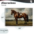 thumbnail image 4 of Stupell Industries Traditional Red Mare in Pastoral Landscape Canvas Art, 30 x 20, by Petals Prints Design, 4 of 8