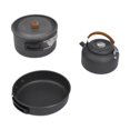 thumbnail image 1 of Juego de cocina para acampar kusrkot Olla Sartén Hervidor de agua Aluminio 14 l, 1 of 8