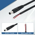 thumbnail image 3 of DC Power Pigtails Cable, 5.5mm x 2.5mm Male Barrel Plug Connector to Bare Wire Open End 50cm for PC Laptop Toys Cellphone Electronic Devices, 3 of 6