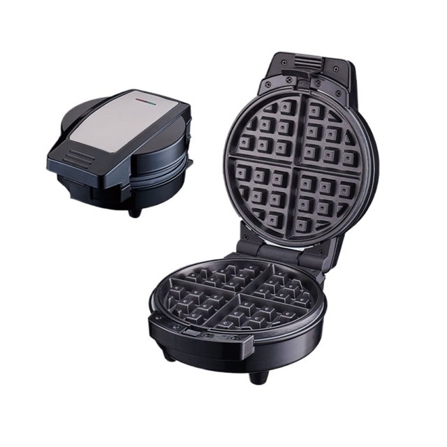 Stainless Steel 4-in-1 Breakfast Maker - Sandwich, Waffle, Donut & Cookie Maker ,Easy to Operate