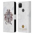 thumbnail image 1 of Head Case Designs Officially Licensed Outlander Seals And Icons Mackenzie Knight Crest Leather Book Wallet Case Cover Compatible with Google Pixel 4a, 1 of 6