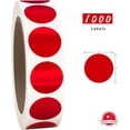 thumbnail image 2 of ® 1“ Red Circle Dot Stickers Color Coding Labels, 1000PCS 2 Rolls, 2 of 5