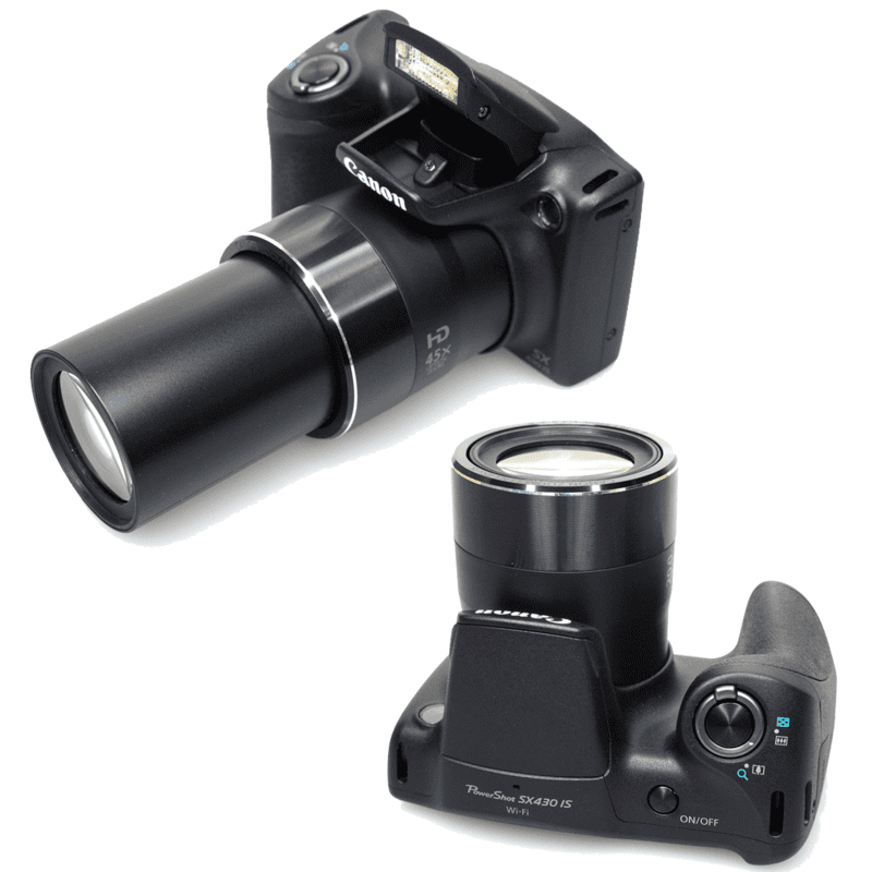 handig Bijdrage grote Oceaan Canon PowerShot SX430 IS Digital Camera Black with Accessories - Walmart.com