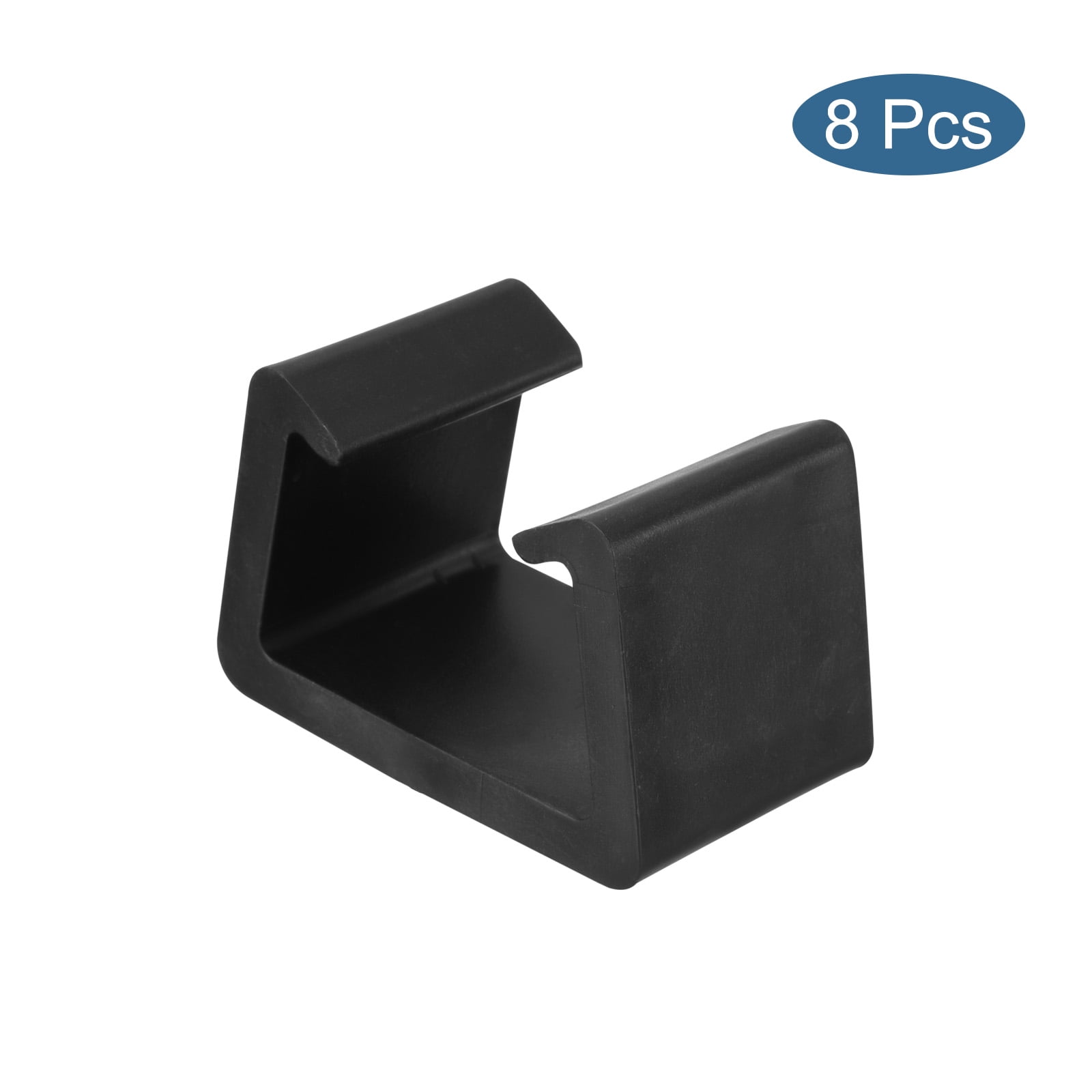 Unique Bargains Patio Furniture Clips Sofa Wicker Outdoor Garden Chair Clamps Black 8