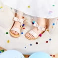 thumbnail image 3 of Toddler Girls Sandals Soft Rubber Flats Summer Baby flower girl Shoes, 3 of 6
