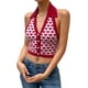 thumbnail image 5 of Camisetas sin mangas acanaladas para mujer, camiseta recortada con cuello Halter, camiseta sin mangas con estampado gráfico estético Y2K Sexy, ropa de verano Ormromra WRLF-63-2, 5 of 6