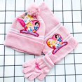 thumbnail image 1 of Gorros de Frozen 2 para niños y niñas, gorro de punto con capucha, bufanda de guante, unisex, 1 of 4