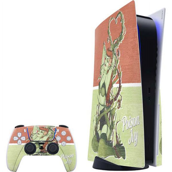 Skinit DC Comics Poison Ivy PS5 Bundle Skin