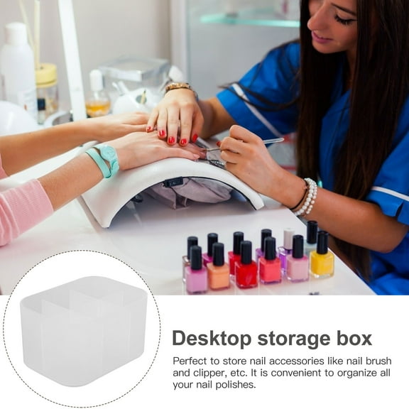 WHAMVOX  Art Polish Nail Kit Manicure Tools Storage Easy Identification Box