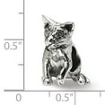 thumbnail image 3 of Reflection Beads Sterling Silver Reflections Abyssinian Cat Bead, 3 of 3
