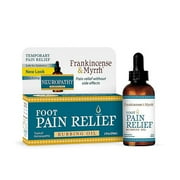 Frankincense & Myrrh Foot Pain Relief - Neuropathy Rubbing Oil - Fast Acting Nerve Pain Relief Rubbing Oil with Essential Oils, 2 Fl. Oz. Maximum Strength Foot Pain Relief
