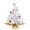 D, variant on Matoen Small Mini Table Top Christmas Tree with LED Lights Little Prelit Christmas Tree Decorated Gift Boxes and Hanging Ornaments for DIY Christmas Decoration
