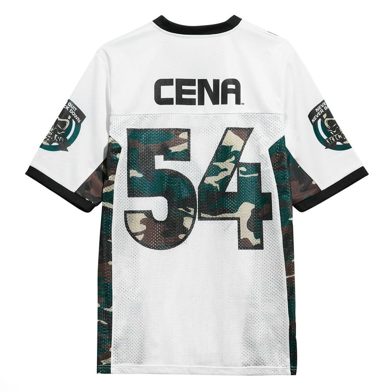 Men's Chalk Line White John Cena Chain Gang Camo Football