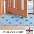 thumbnail image 3 of Cartoon Pug Dog Door Rugs,Washable Non Slip Door Mats Indoor,Decorative Door Mats,Entry Mat Indoor for Entrance,Bedroom,Kitchen,Bathroom,17"x30", 3 of 6