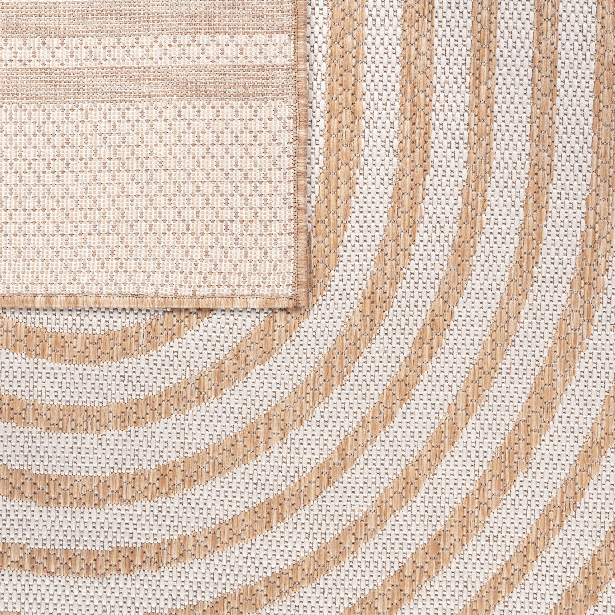 Modern In- & Outdoor Rug with Minimalistic Line Pattern