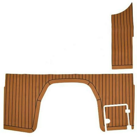 Chaparral Boat Swim Platform Mats 60.00476 | 257 SSX Brown (Set of 3)