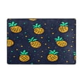 thumbnail image 3 of Pineapple Pattern Soft Polyester Area Rug 36''x24'', Non Slip, Memory Foam, Water Absorbent, 3 of 7