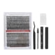thumbnail image 2 of Lash Extension Kit Fluffy Reusable Portable Individual Eyelash Clusters Kit with Lash Bond Seal Tweezers for Beginner 16 Rows of 30D+40D Combination, 2 of 4