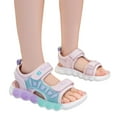 thumbnail image 3 of Kids Shoes Comfortable Platform Sandals Outdoor Beach Fashion Beach Sandals Princess Shoes Summer Beach Shoes Pink 5.5 Years-6 Years, 3 of 7