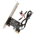 thumbnail image 1 of Tarjeta PCIE Del Interruptor De Reinicio De Energía De La Computadora, PCB Duradero Pin Dorado Engrosado Ahorre Esfuerzo Tarjeta PCIE De Control Remoto De Aplicación De Distancia, 1 of 7