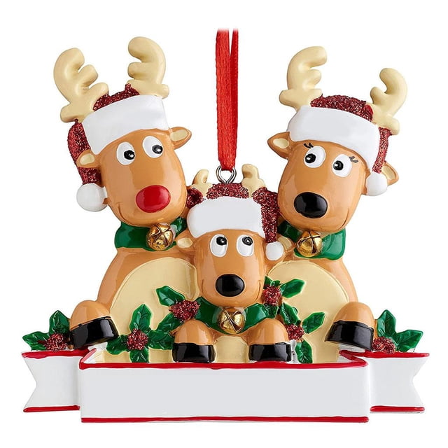 Árbol de Nad Adornos colgantes Reno Nad Colgante Puerta 3 renos Sunnimix Estatua colgante