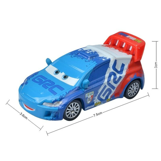 1:55 Disney Pixar Cars 3 Metal Diecast Car Toys Lightning McQueen Dinoco Gold Silver Cruz Car Model Toy para niño regalo de cumpleaños Gao Jinjia LED