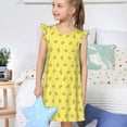 thumbnail image 4 of Balery Cheese 1 Camisón de princesa para niñas, pijama de algodón con mangas abullonadas, suave y bonito.-Medium, 4 of 6