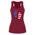 thumbnail image 5 of Blusa sin mangas con cuello redondo y estampado de girasol para mujer Fridja  gh3102, 5 of 5