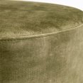 thumbnail image 3 of Omax Decor MADDOX 24" Round Ottoman Pouf Footstool in Green Velvet, 3 of 3
