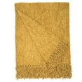 thumbnail image 4 of Decorative Throw Blanket  - 50x60in Soft Knit with Delightful Fringe Edges for a Sophisticated and Cozy Touch to Your, 4 of 8