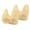 Beige, variant on Kaemgyyd 2 Pack Bras for Women Front Closure No Underwire Padded Comfort Sleep Bras Fashion Print Wide Shoulder Straps Wireless Bra