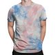 thumbnail image 2 of Camiseta de manga corta con estampado tie dye novedoso para hombre: patrón único, poliéster, estilo urbano/festival de música - S-XXXL, 2 of 4