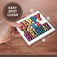 thumbnail image 7 of 3drose, Funny Cool Abstract Happy Birthday Text and Colorful Teddy Bears, Set of 4 Ceramic Tile Coasters, 7 of 7