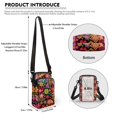 thumbnail image 6 of HELLHERO Moon Shoulder Purse Double Zipper Men, Women for Casual Use 4.33"x1.97"x7.09", 6 of 7