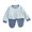 Blue, variant on mgoYE Fall Outfit for Toddler Boy Girl Long Sleeve Bear Sweatshirt Pant Sets Winter Pullover Clothes(Pink,6-12 Months)