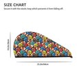 thumbnail image 2 of Xecao American Football Print Hair Towel, Hair Turbans for Wet Hair, Drying Hair Wrap for Curly Hair Women,Coral Velvet Dry Hair Cap,Dry Hair Hat, 2 of 6