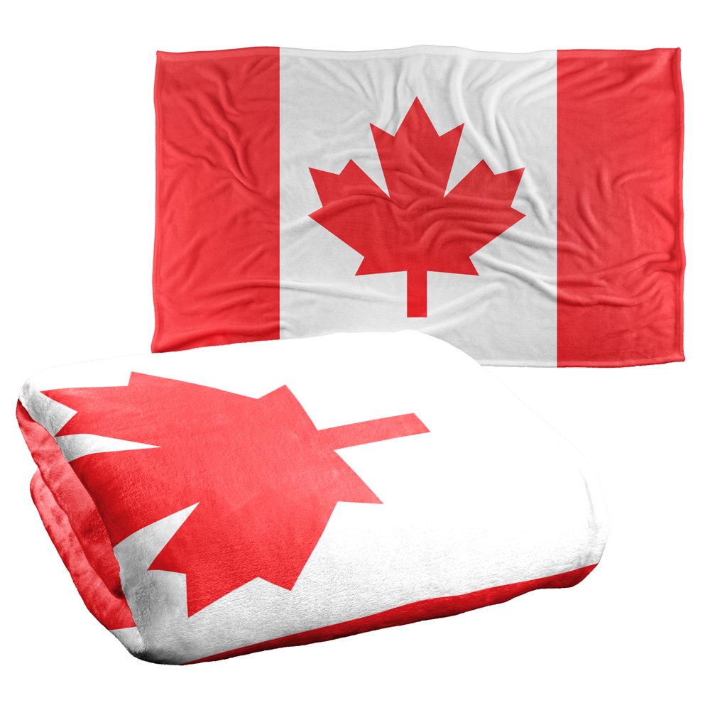 Canadian Flag Silky Touch Super Soft Throw Blanket 36" x 58" Walmart
