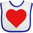 thumbnail image 3 of Inktastic Red Heart Boys or Girls Baby Bib, 3 of 4